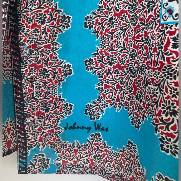 Johnny Was Silk Blouse - Picture 5 of 7